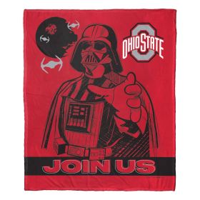 Star Wars COL Cobranding Influence Ohio State NCAA Silk Touch Throw