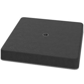 4 Piece Offset Umbrella Base Weight For 176 Lbs Sand Heavy Duty Outdoor Weights For Umbrella Stand, Black (Color: black)